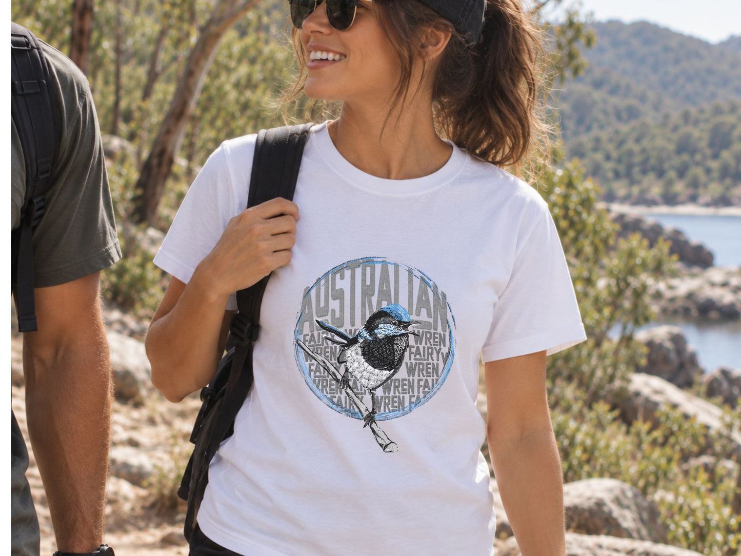 Australian Fairy Wren -  Custom t shirt design -Gildan 5000