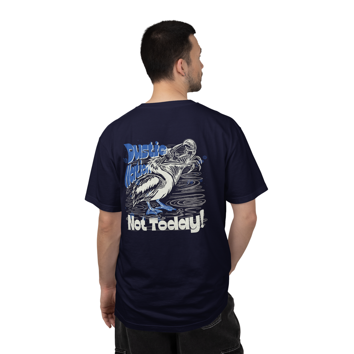 ‘Not Today’-  Pelican vs Crab custom artwork t shirt - C1717