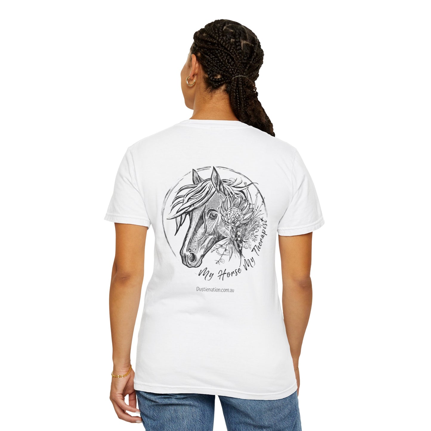 My Horse My Therapist T Shirt - C1717 Hand Drawn Design