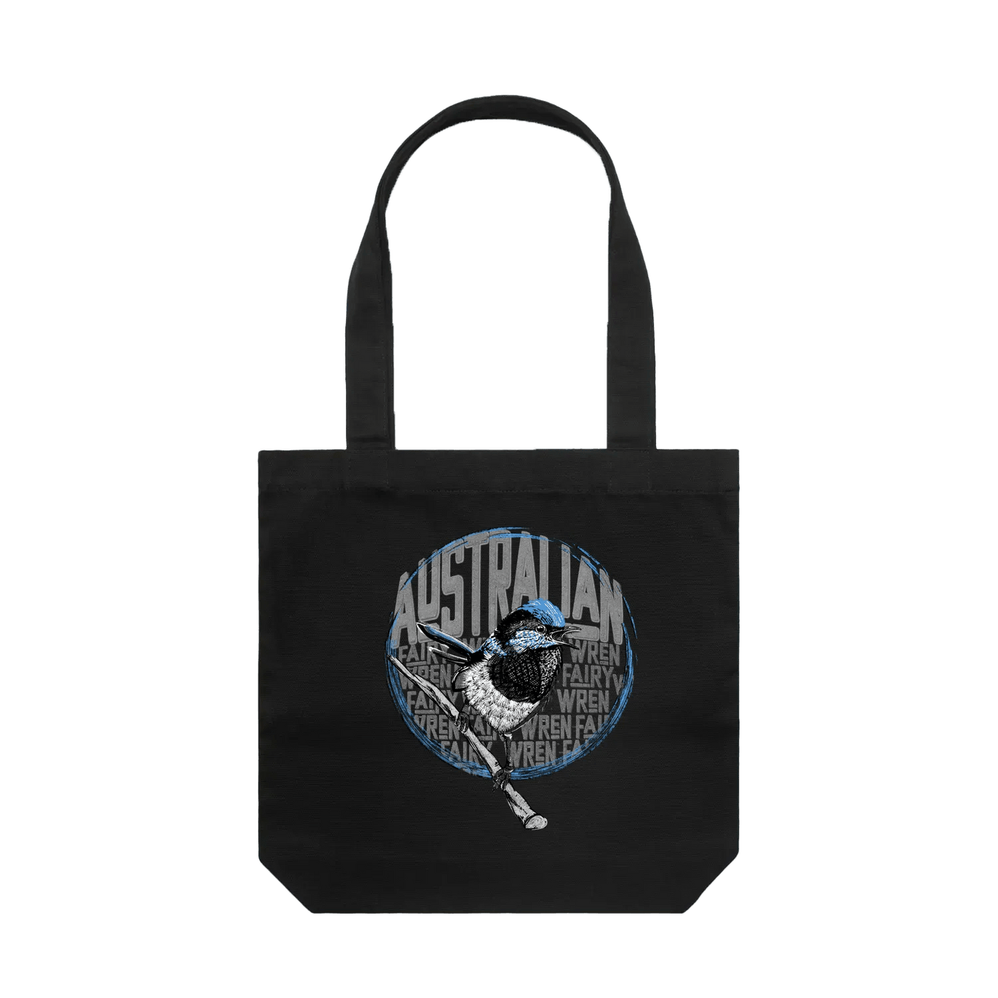 Australian Fair Wren Canvas Tote Bag - Dustie Nation
