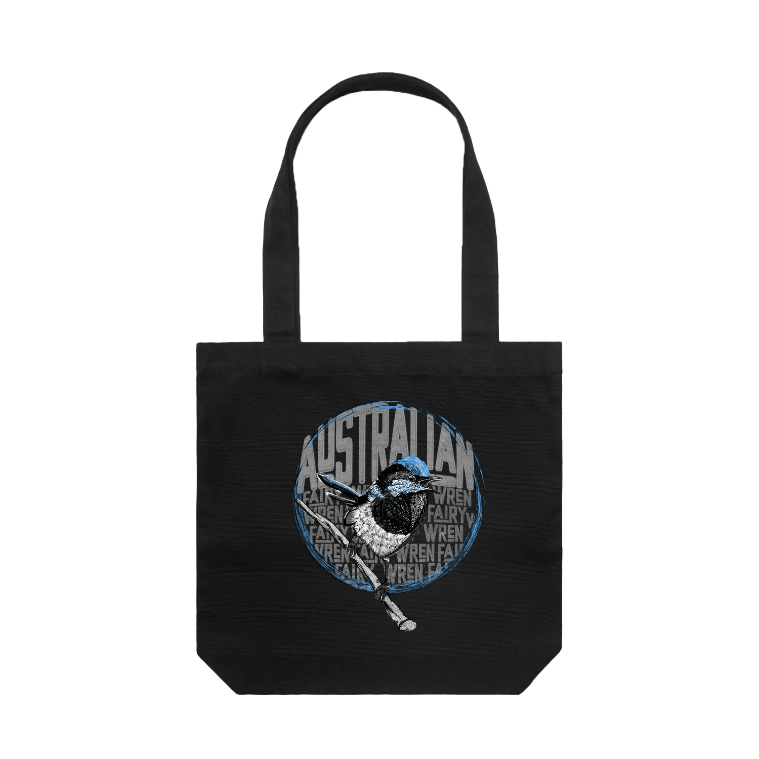Australian Fair Wren Canvas Tote Bag - Dustie Nation