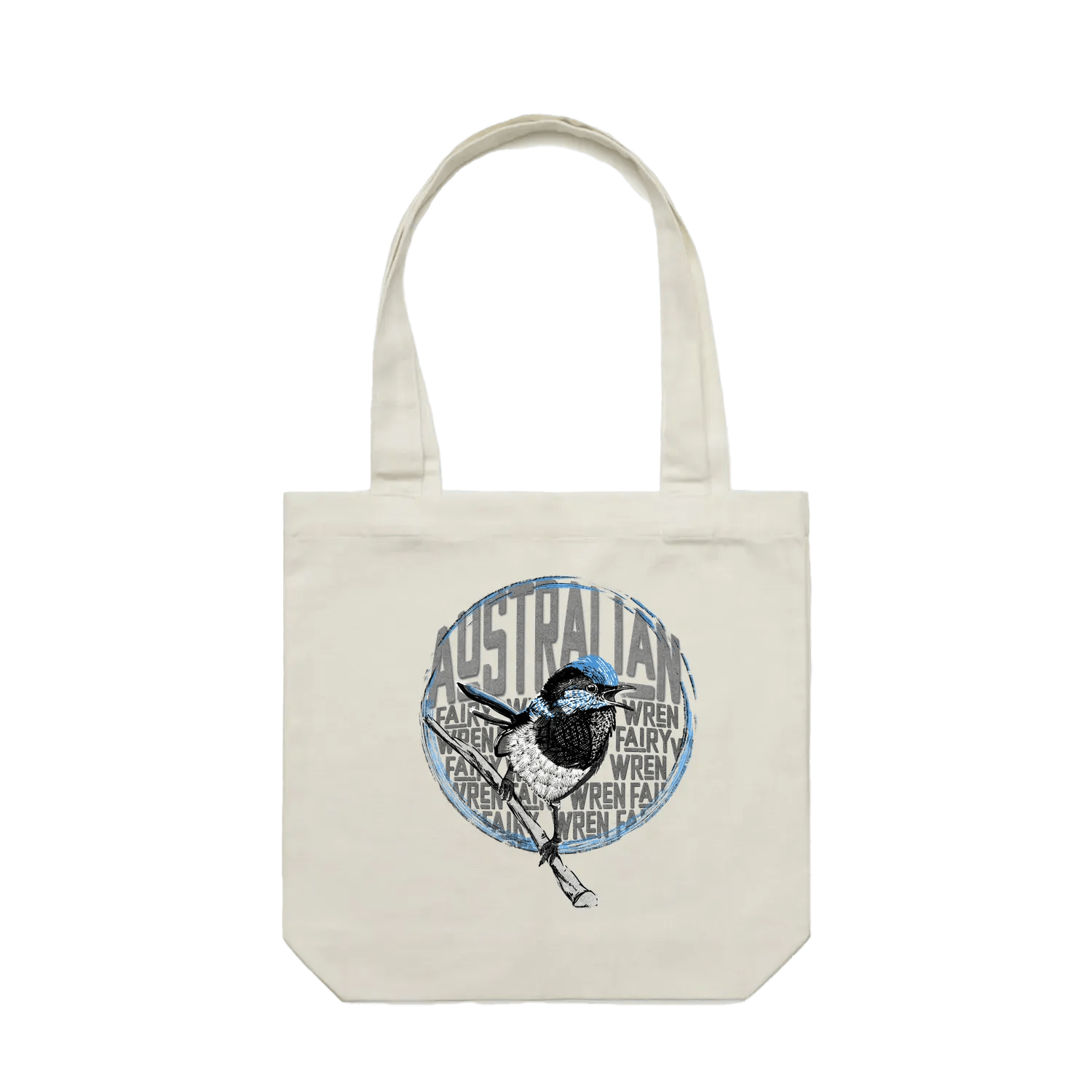 Australian Fair Wren Canvas Tote Bag - Dustie Nation