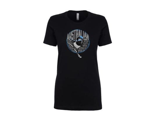 Australian Fairy Wren Tee - Next Level Soft T Shirt - Dustie Nation
