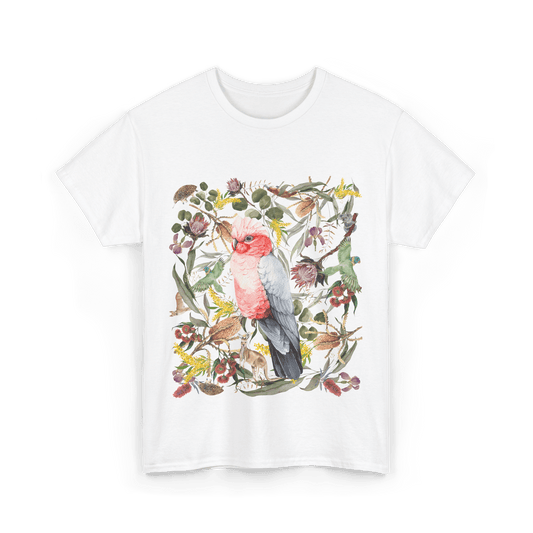 Australian pink Galah custom designed t shirt - Solei Designs