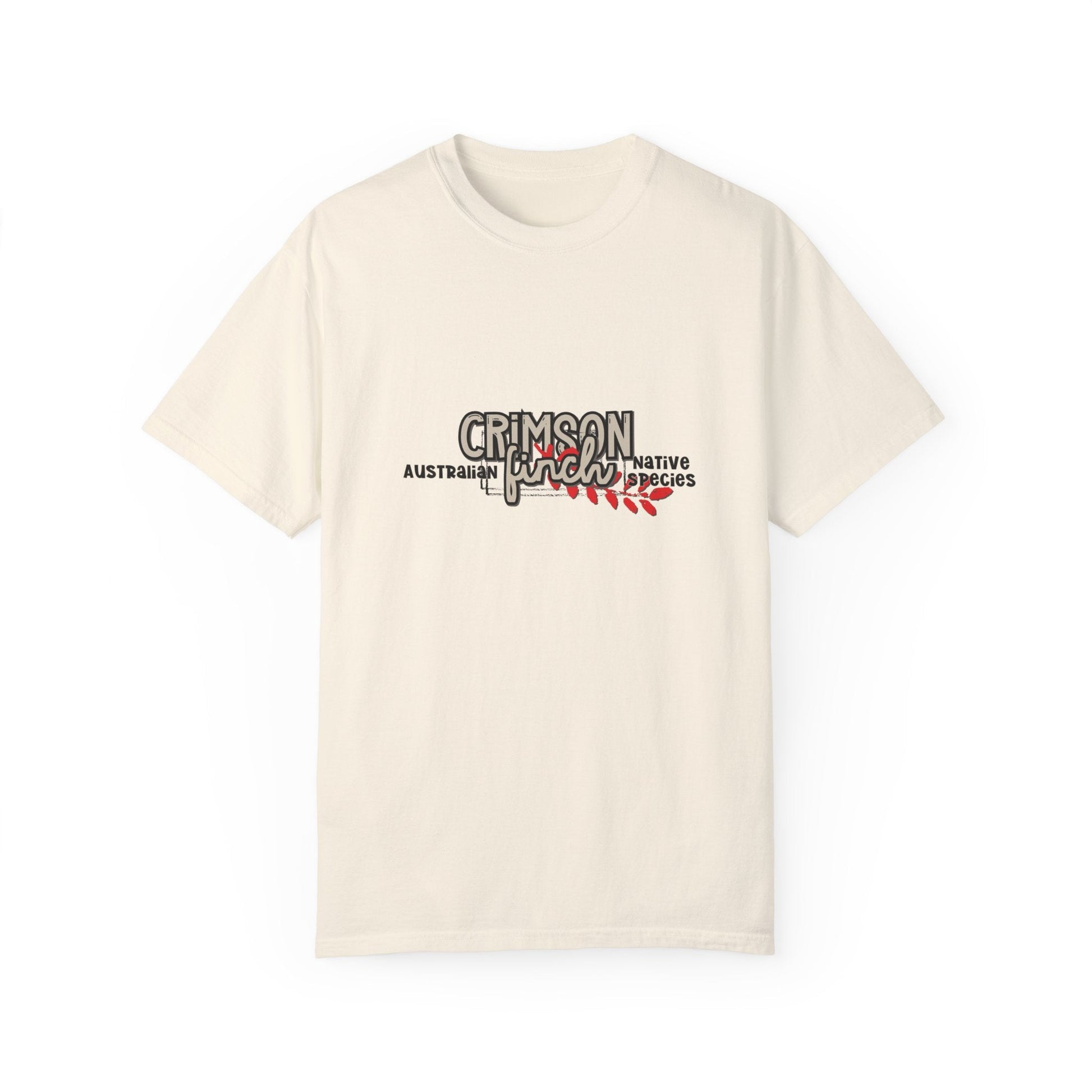 Crimson Finch Australian native species T Shirt - Solei Designs