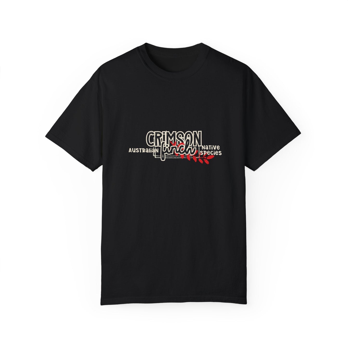 Crimson Finch Australian native species T Shirt - Solei Designs