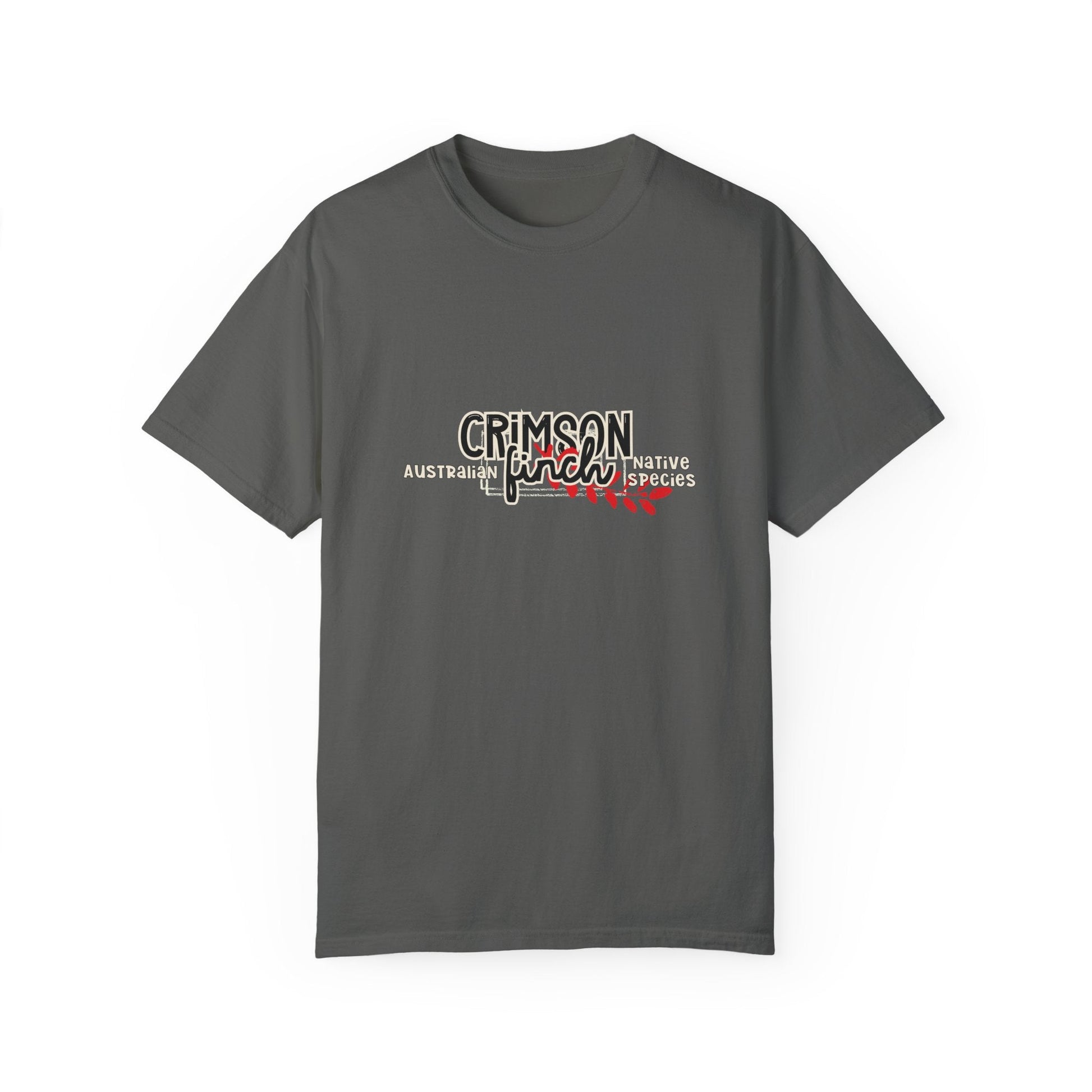 Crimson Finch Australian native species T Shirt - Solei Designs