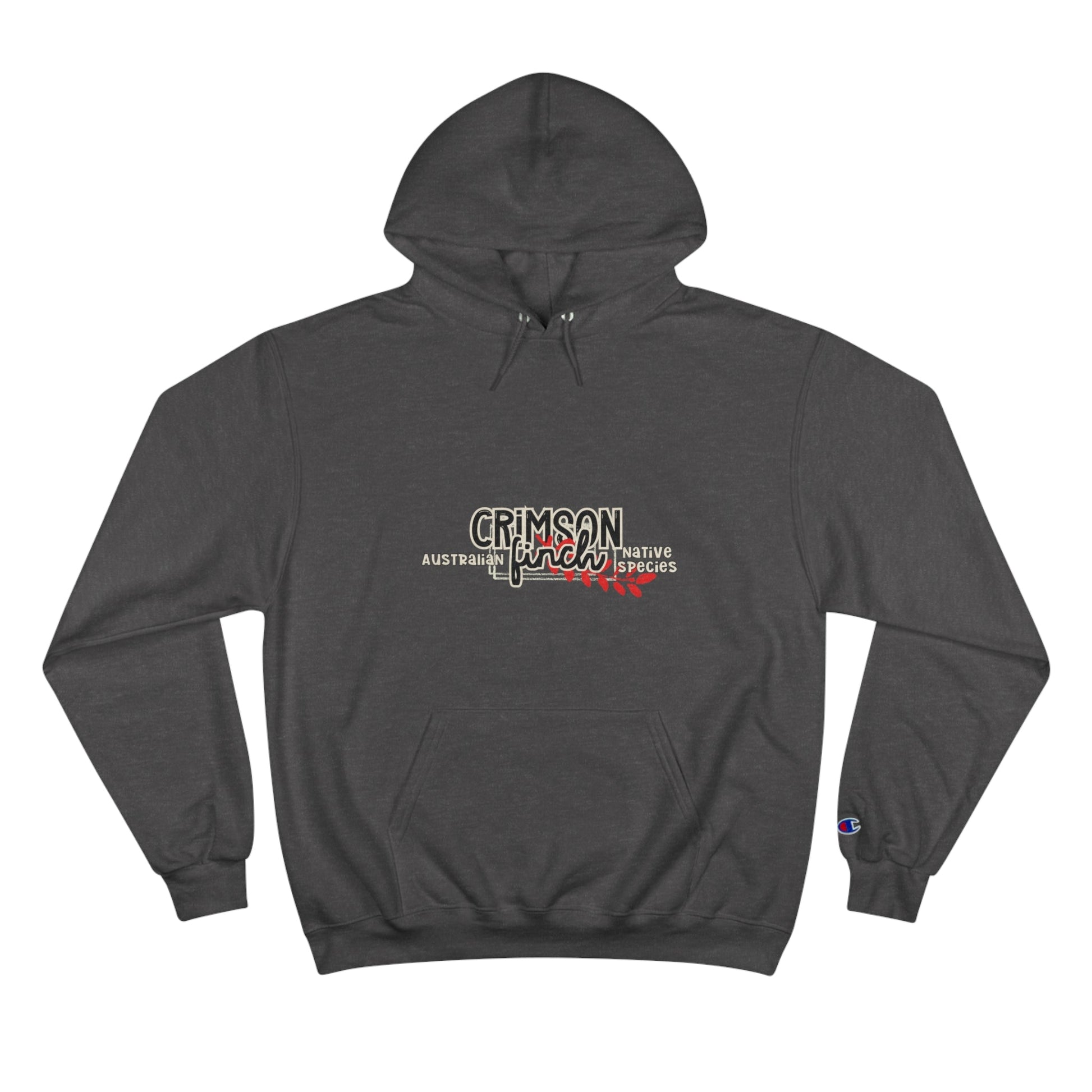 Crimson Finch Champion Hoodie - Australian Nature Inspired Design - Solei Designs