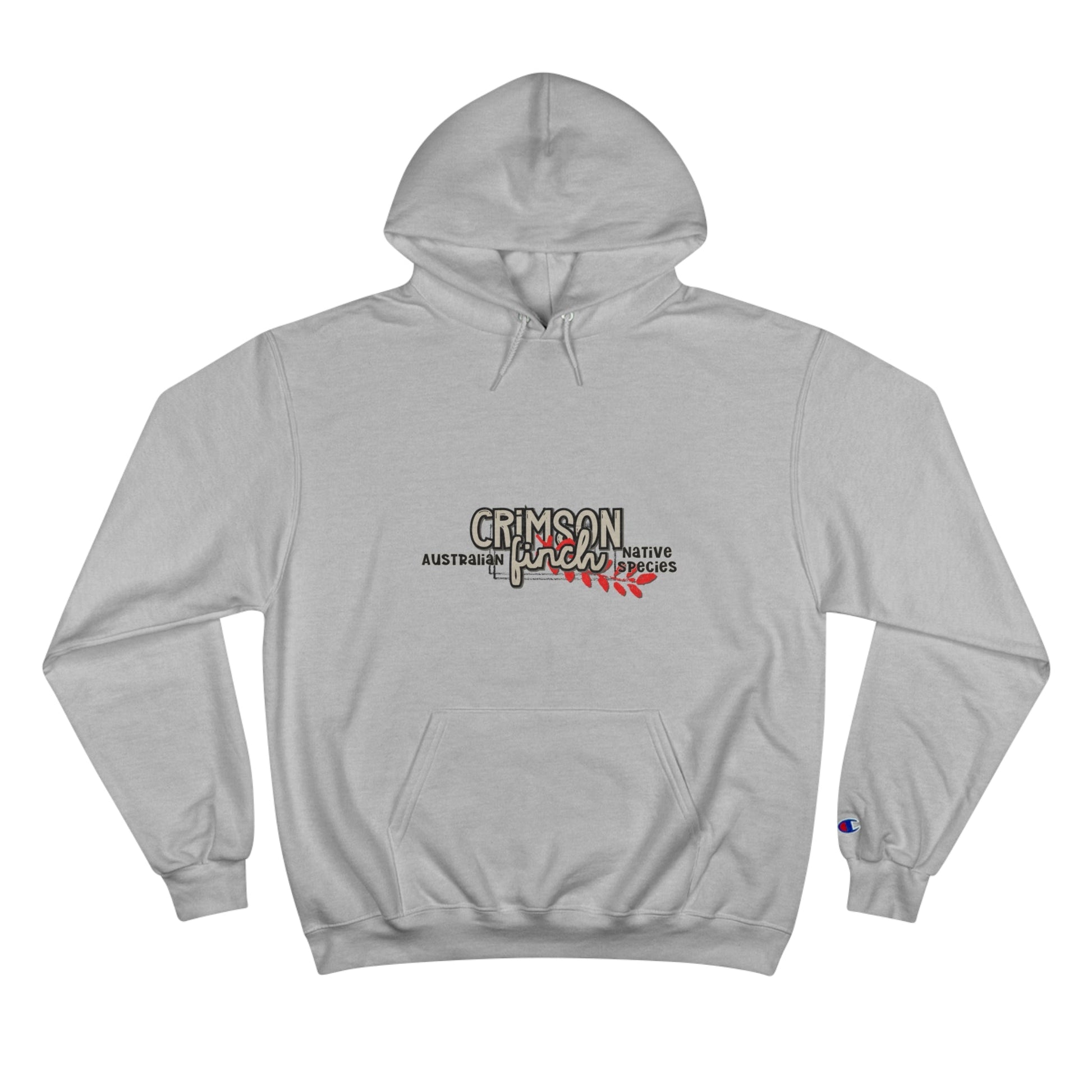 Crimson Finch Champion Hoodie - Australian Nature Inspired Design - Solei Designs
