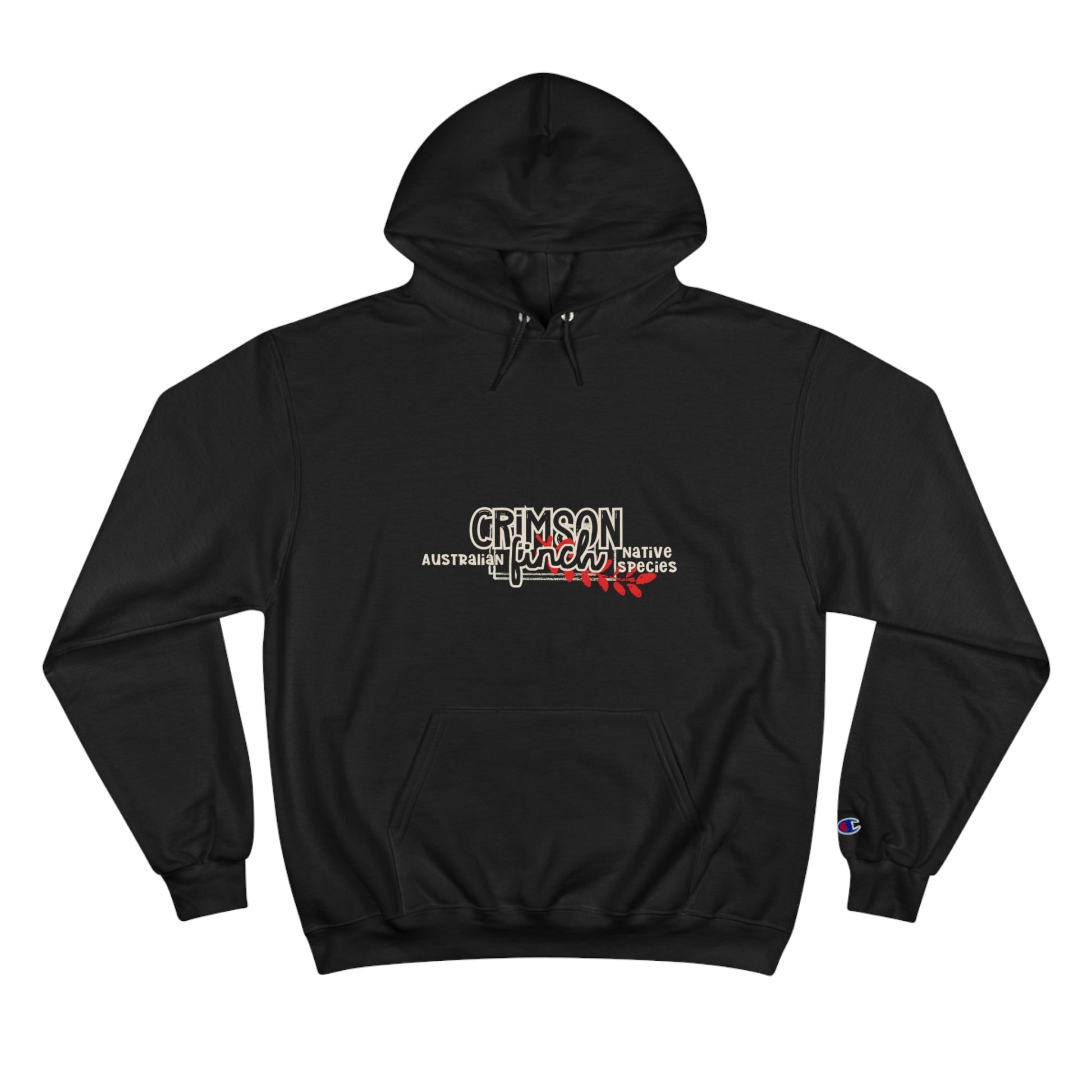 Crimson Finch Champion Hoodie - Australian Nature Inspired Design - Solei Designs