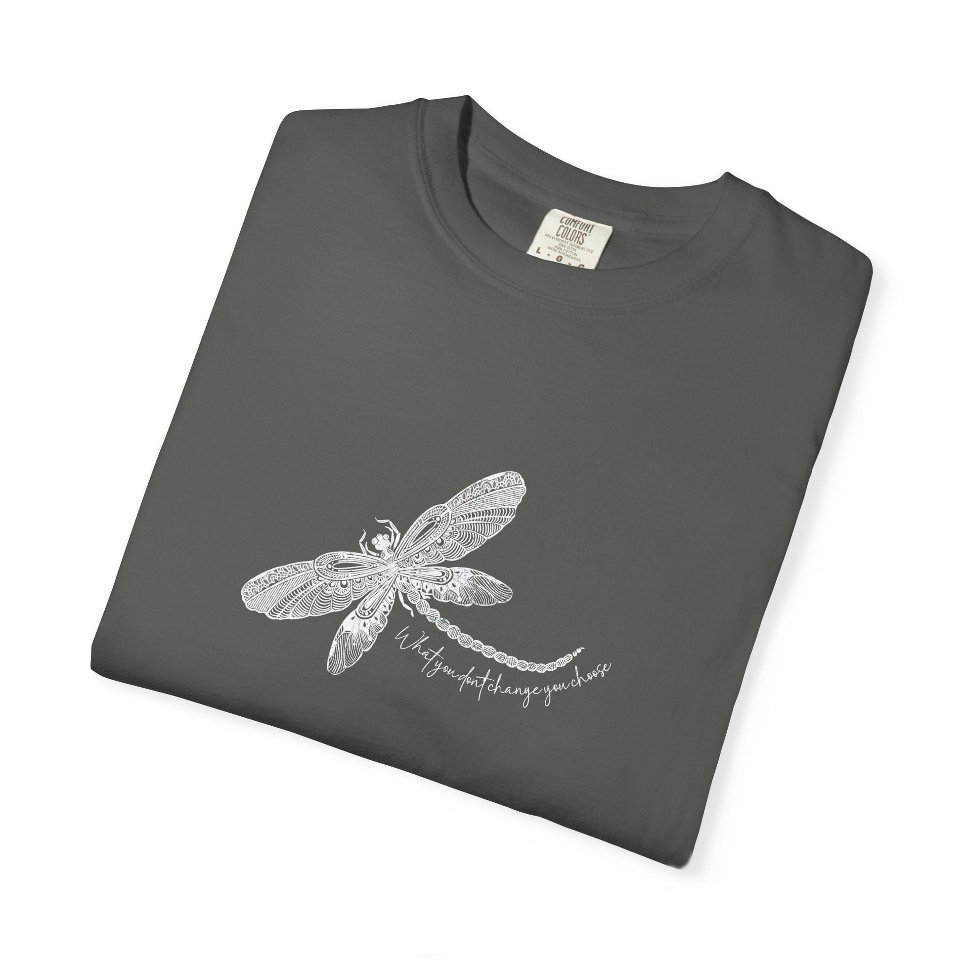 Dragonfly Affirmation T Shirt - C1717 Custom Graphic Soft style T Shirt - Solei Designs