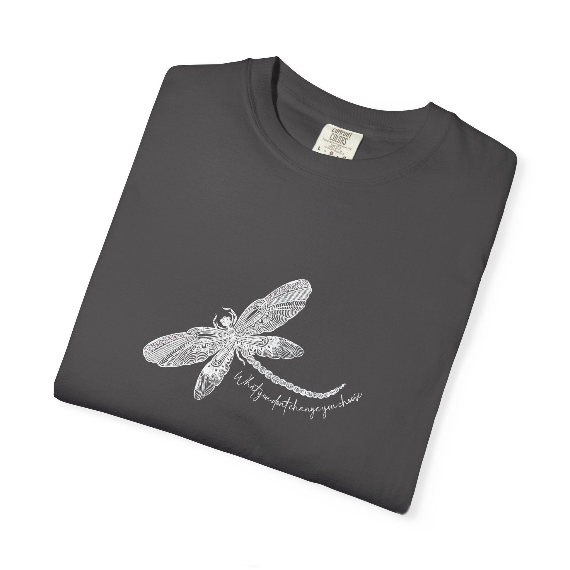 Dragonfly Affirmation T Shirt - C1717 Custom Graphic Soft style T Shirt - Solei Designs