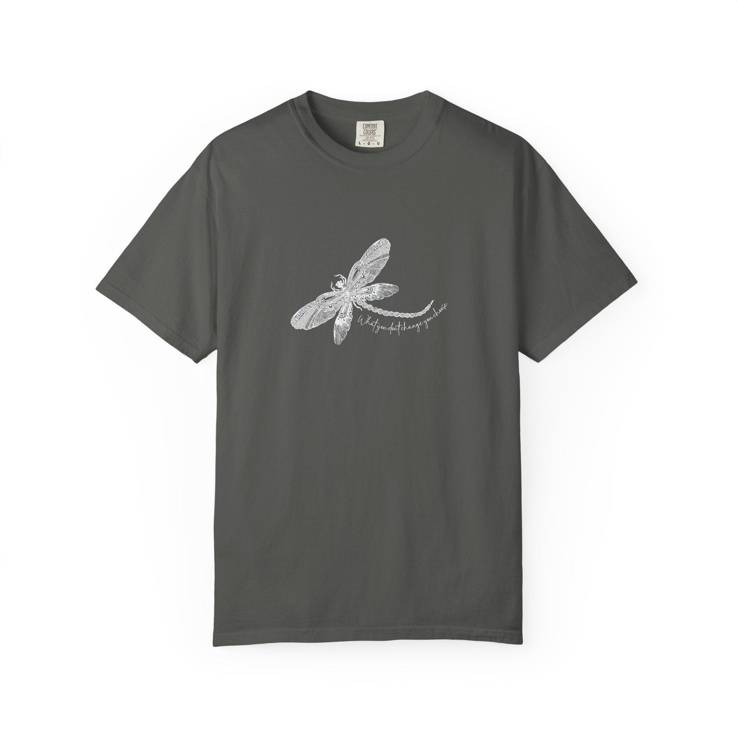 Dragonfly Affirmation T Shirt - C1717 Custom Graphic Soft style T Shirt - Solei Designs