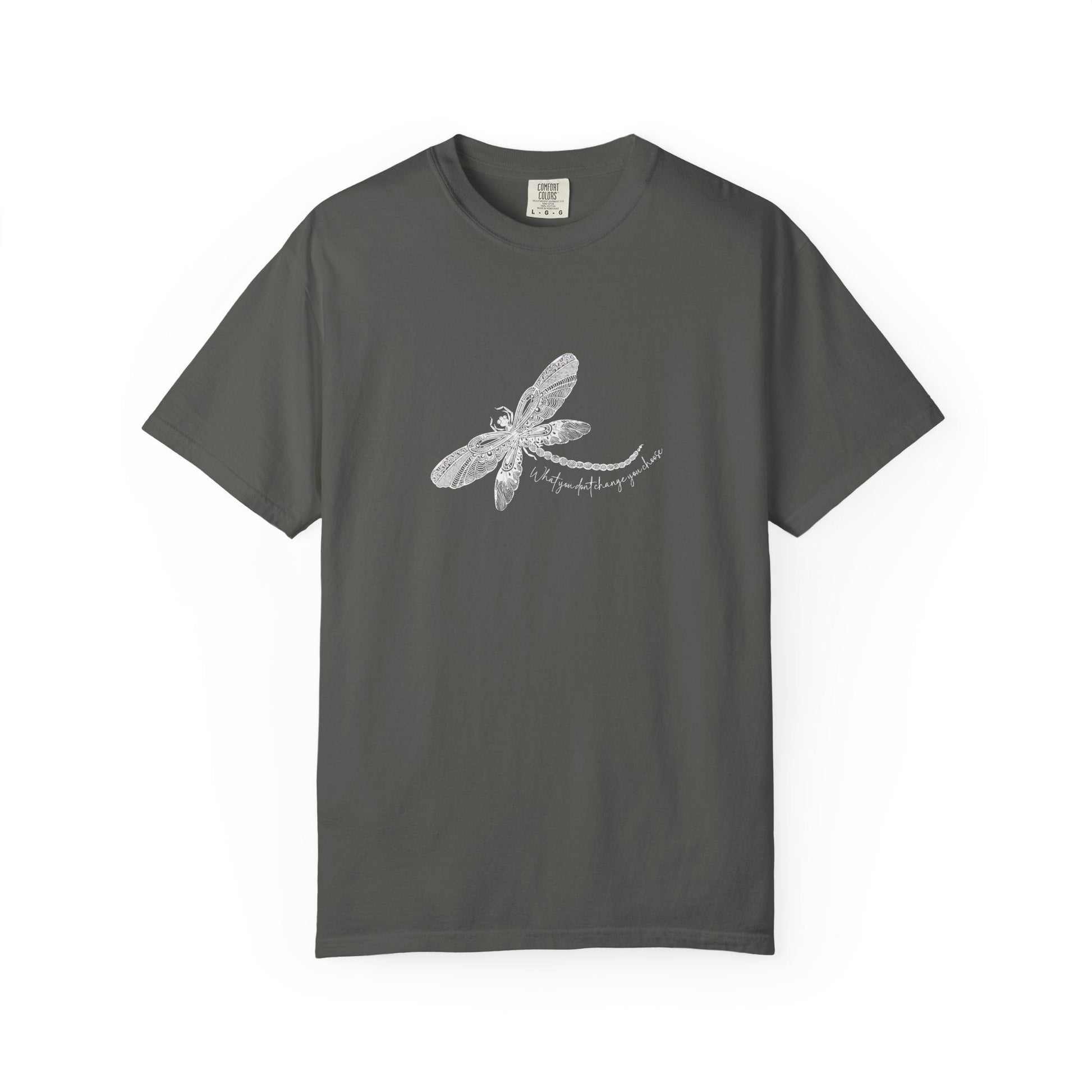 Dragonfly Affirmation T Shirt - C1717 Custom Graphic Soft style T Shirt - Solei Designs