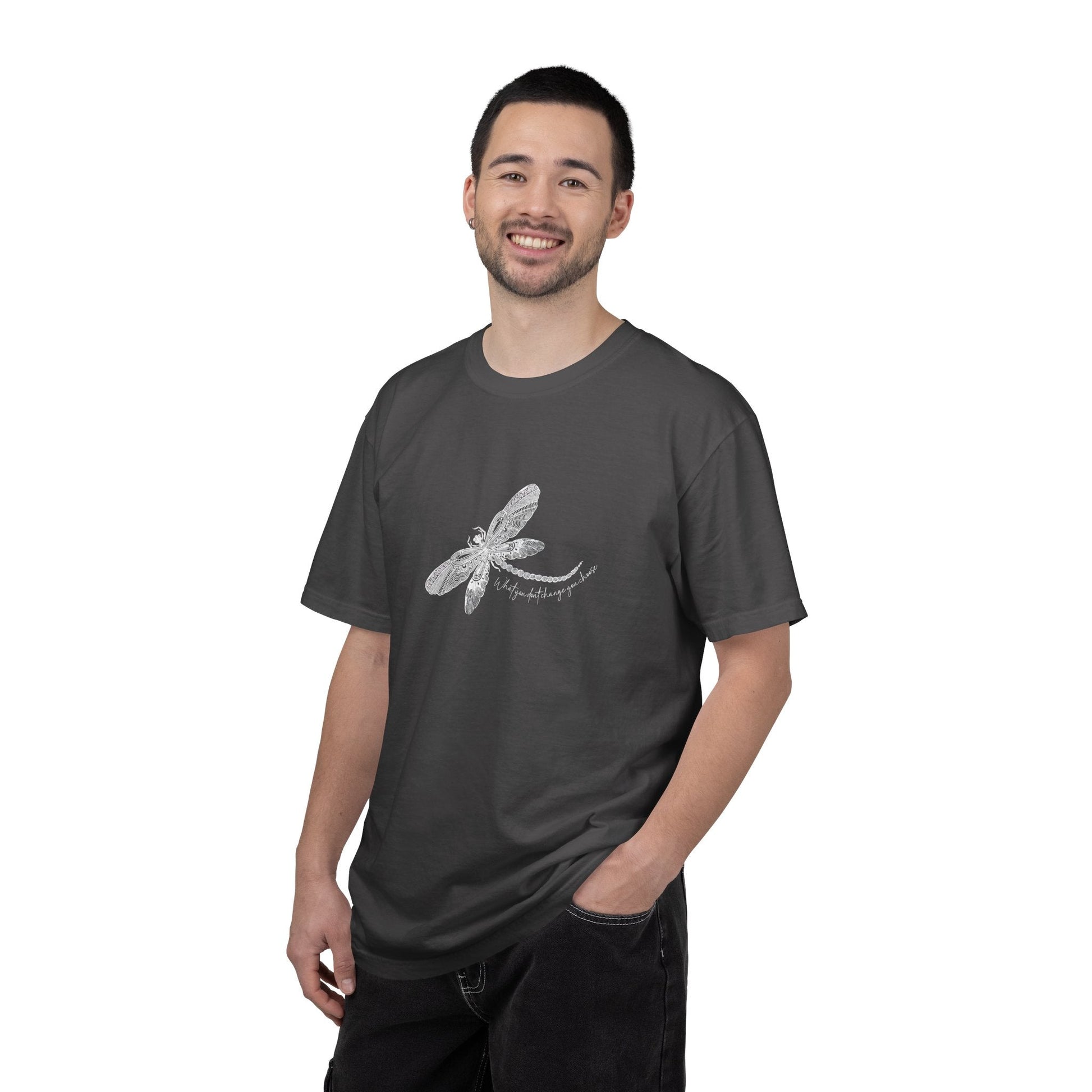Dragonfly Affirmation T Shirt - C1717 Custom Graphic Soft style T Shirt - Solei Designs
