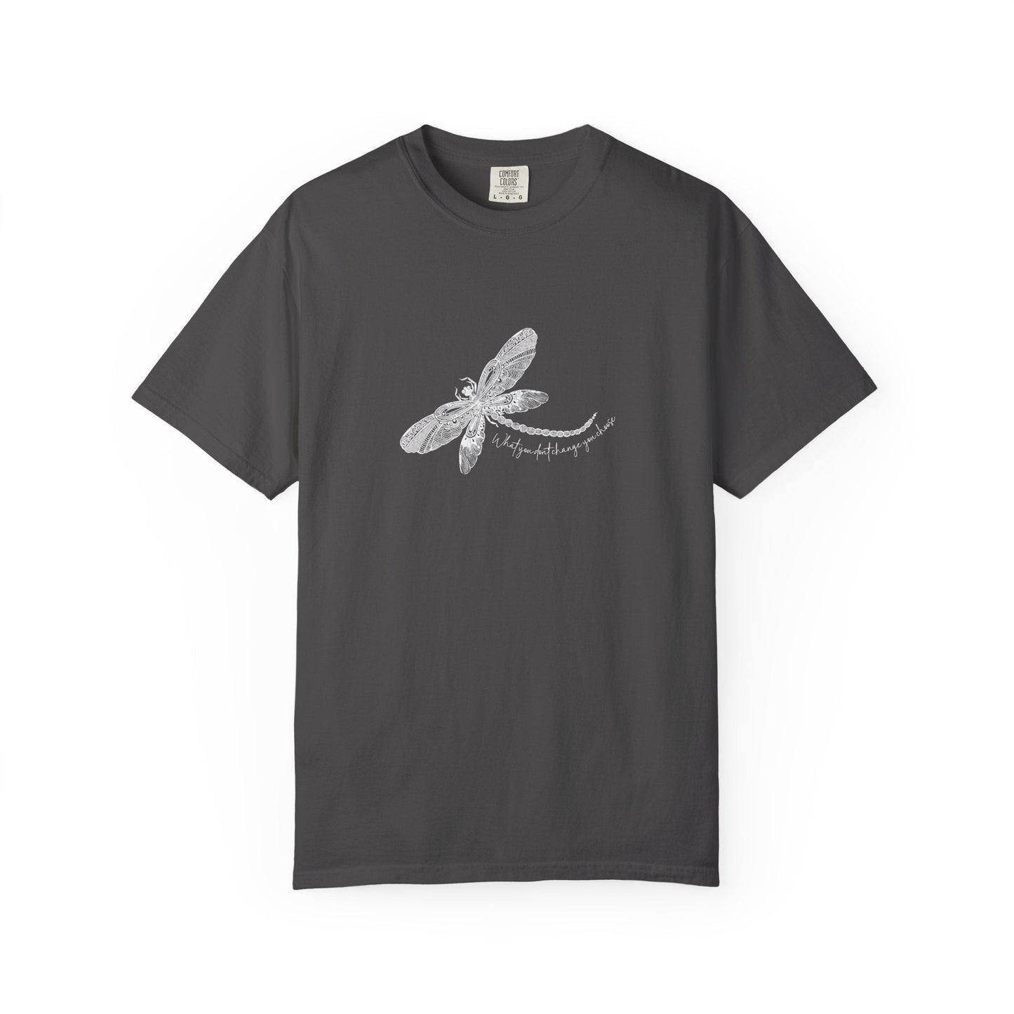 Dragonfly Affirmation T Shirt - C1717 Custom Graphic Soft style T Shirt - Solei Designs