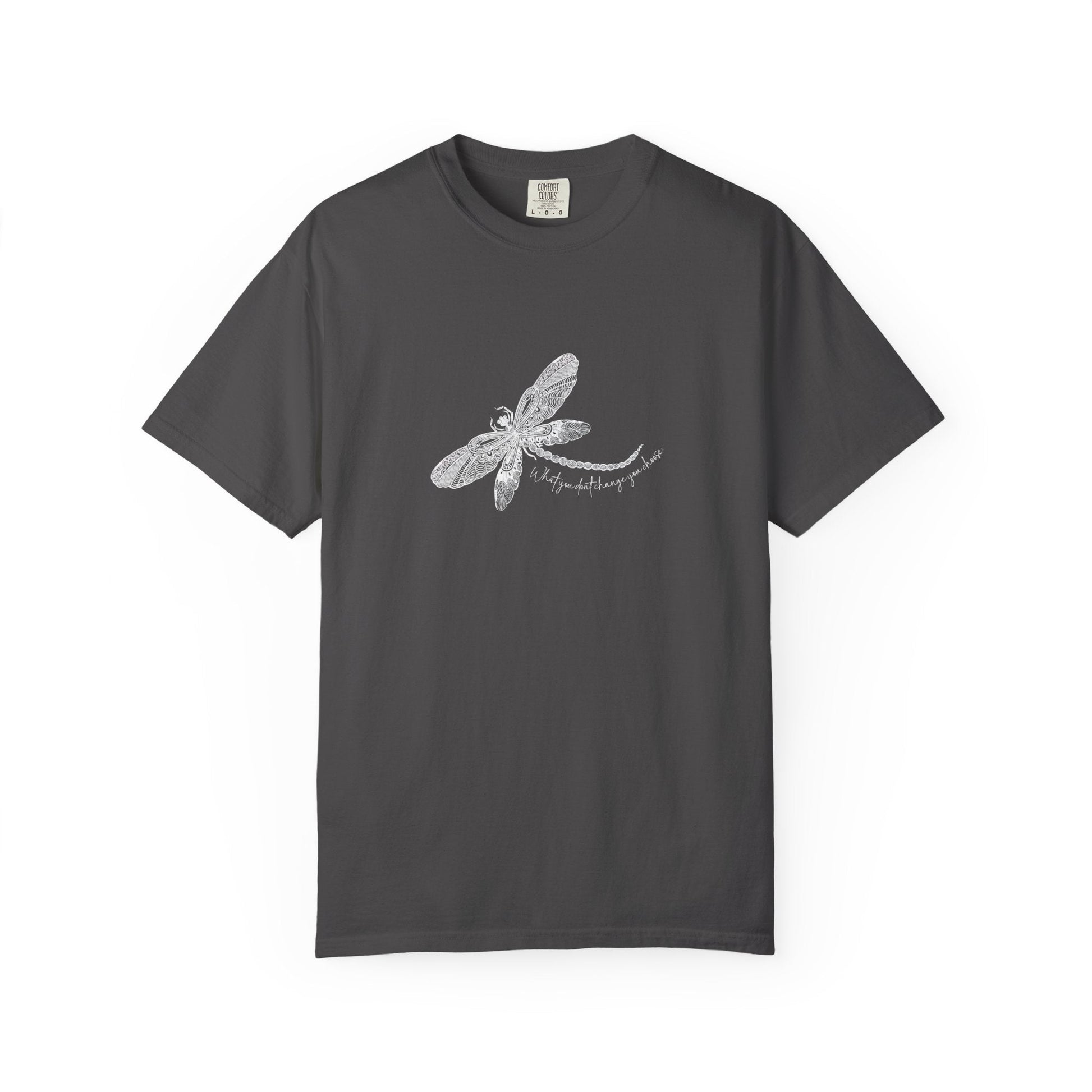 Dragonfly Affirmation T Shirt - C1717 Custom Graphic Soft style T Shirt - Solei Designs