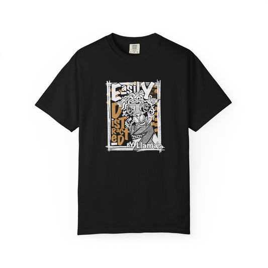 Easily Distracted by Llama's - C1717 Custom Graphic Soft style T Shirt - Solei Designs