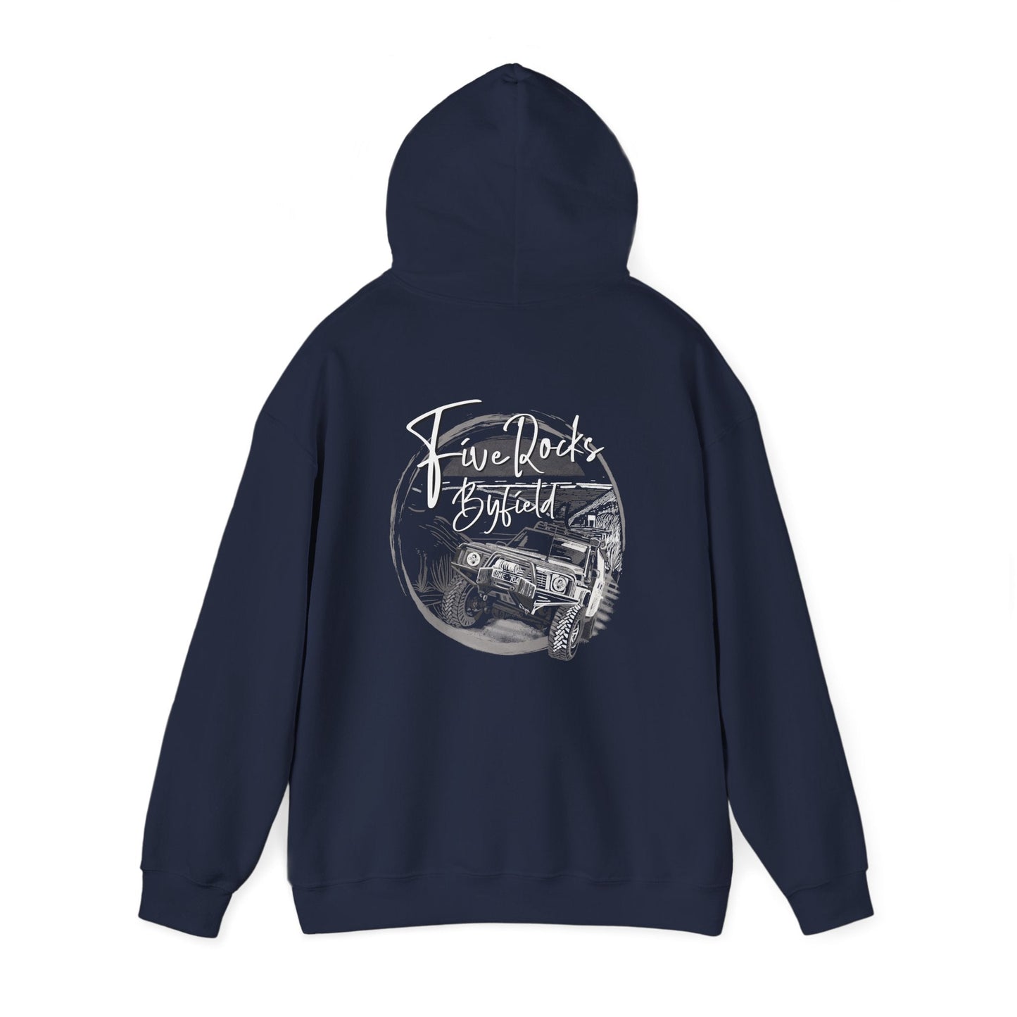 Five Rocks Byfield National Park - Hand - Drawn Design - Australian Souvenir Hoodie - Solei Designs