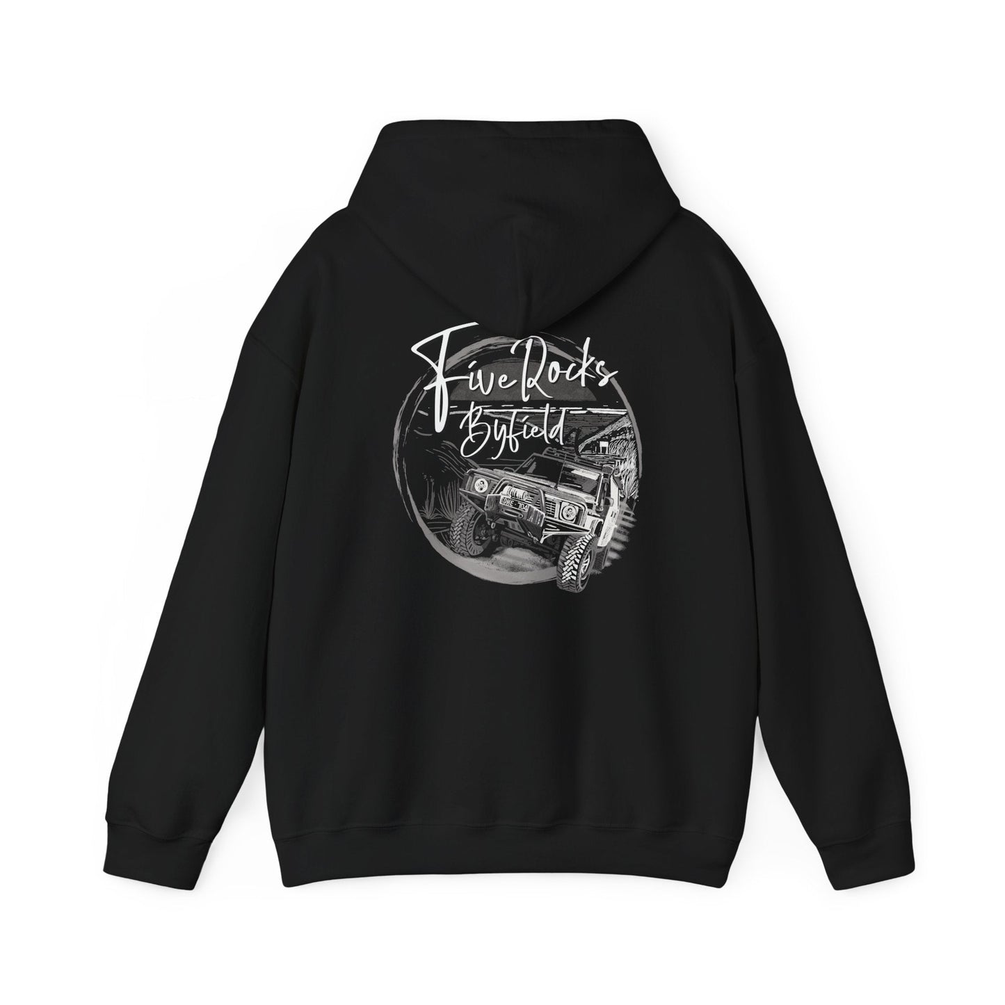 Five Rocks Byfield National Park - Hand - Drawn Design - Australian Souvenir Hoodie - Solei Designs