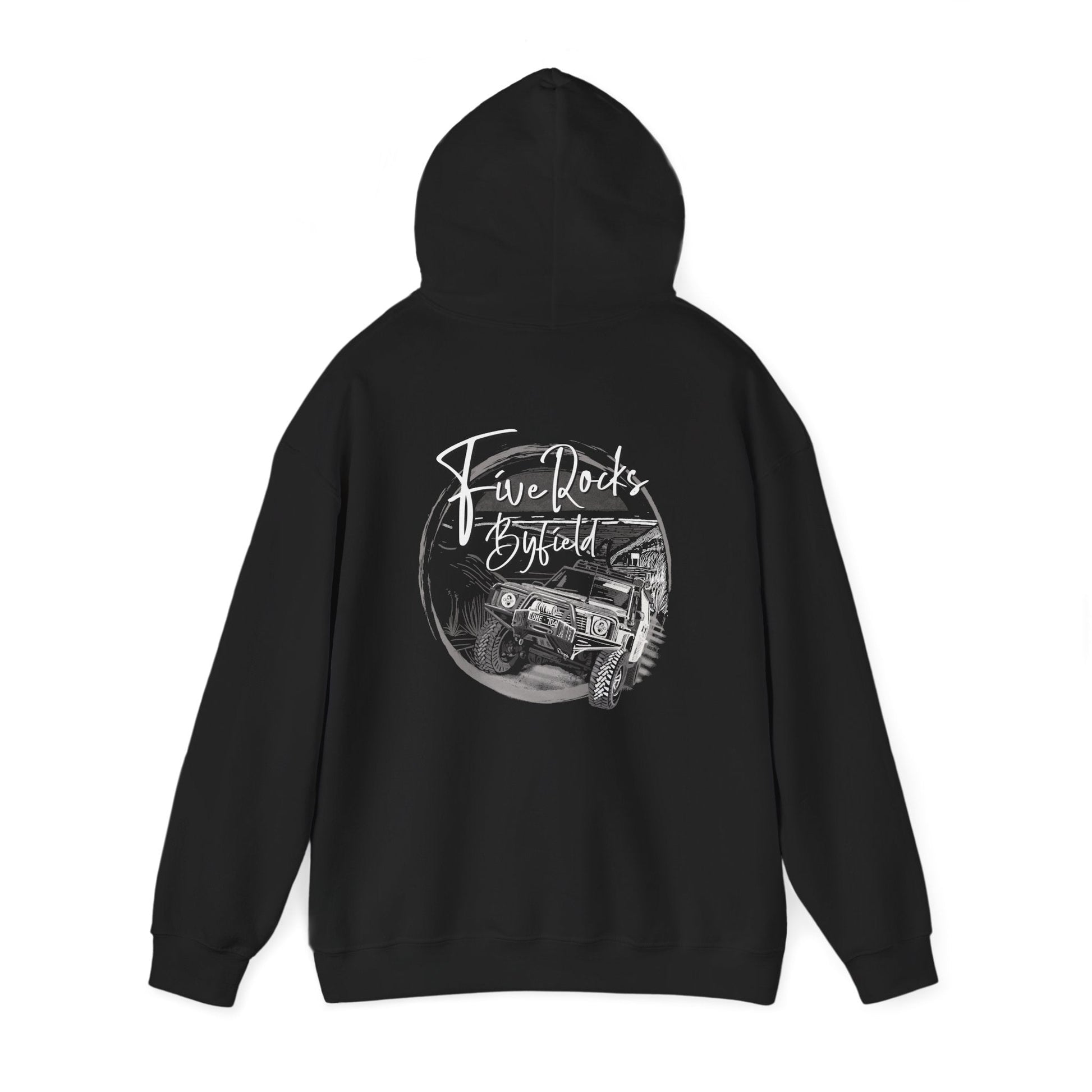 Five Rocks Byfield National Park - Hand - Drawn Design - Australian Souvenir Hoodie - Solei Designs