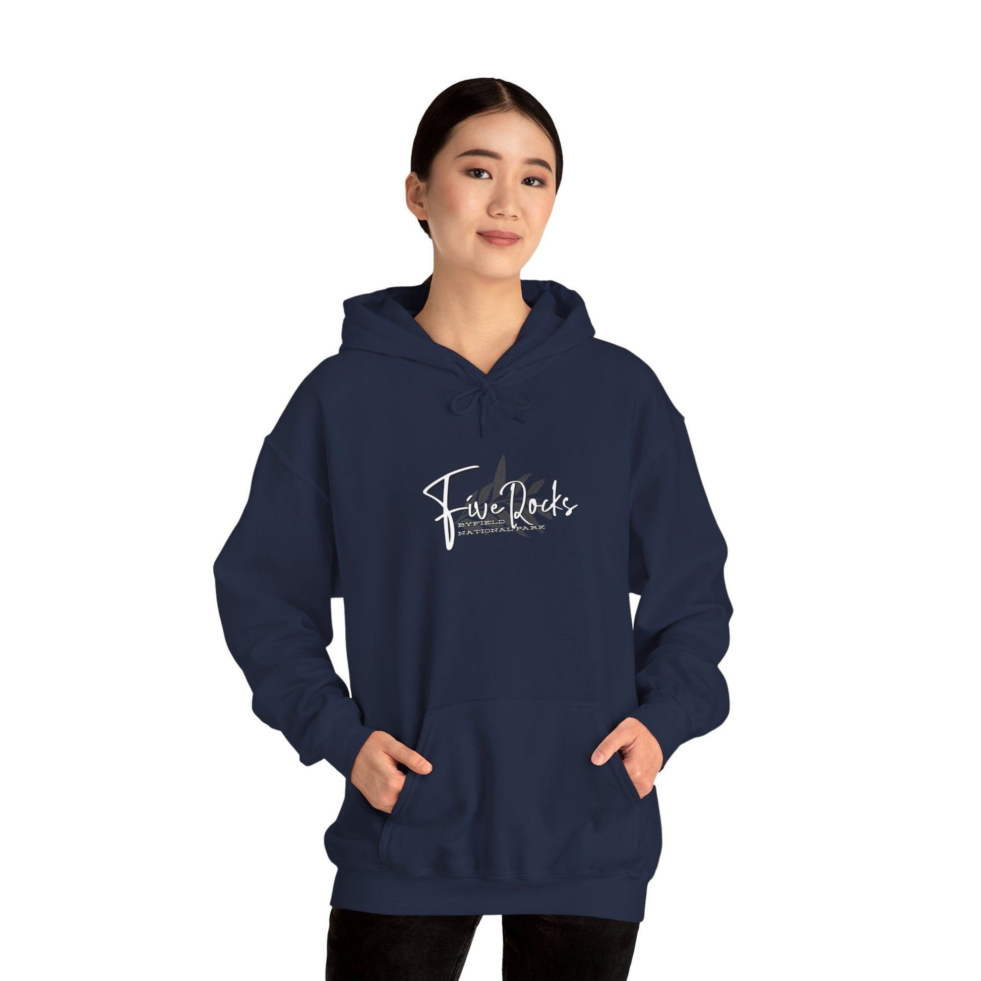 Five Rocks Byfield National Park - Hand - Drawn Design - Australian Souvenir Hoodie - Solei Designs