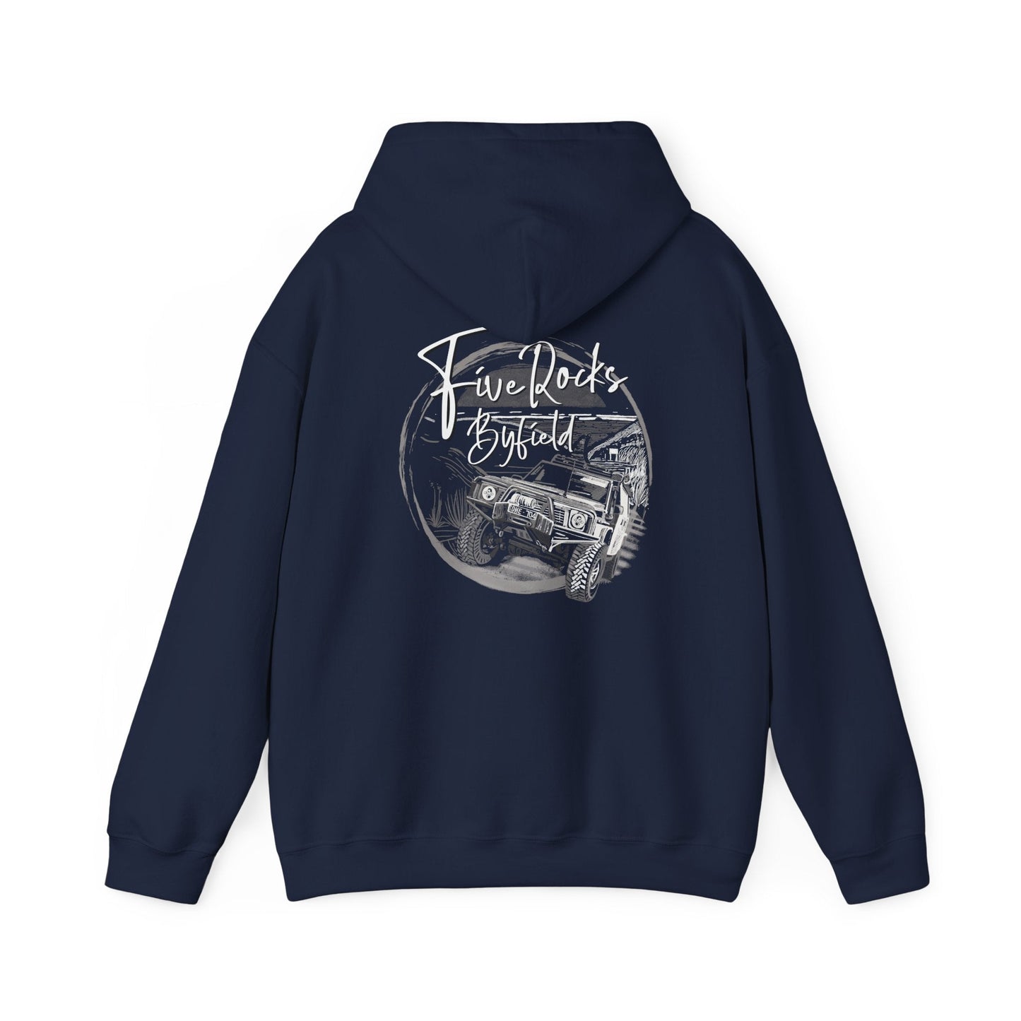 Five Rocks Byfield National Park - Hand - Drawn Design - Australian Souvenir Hoodie - Solei Designs