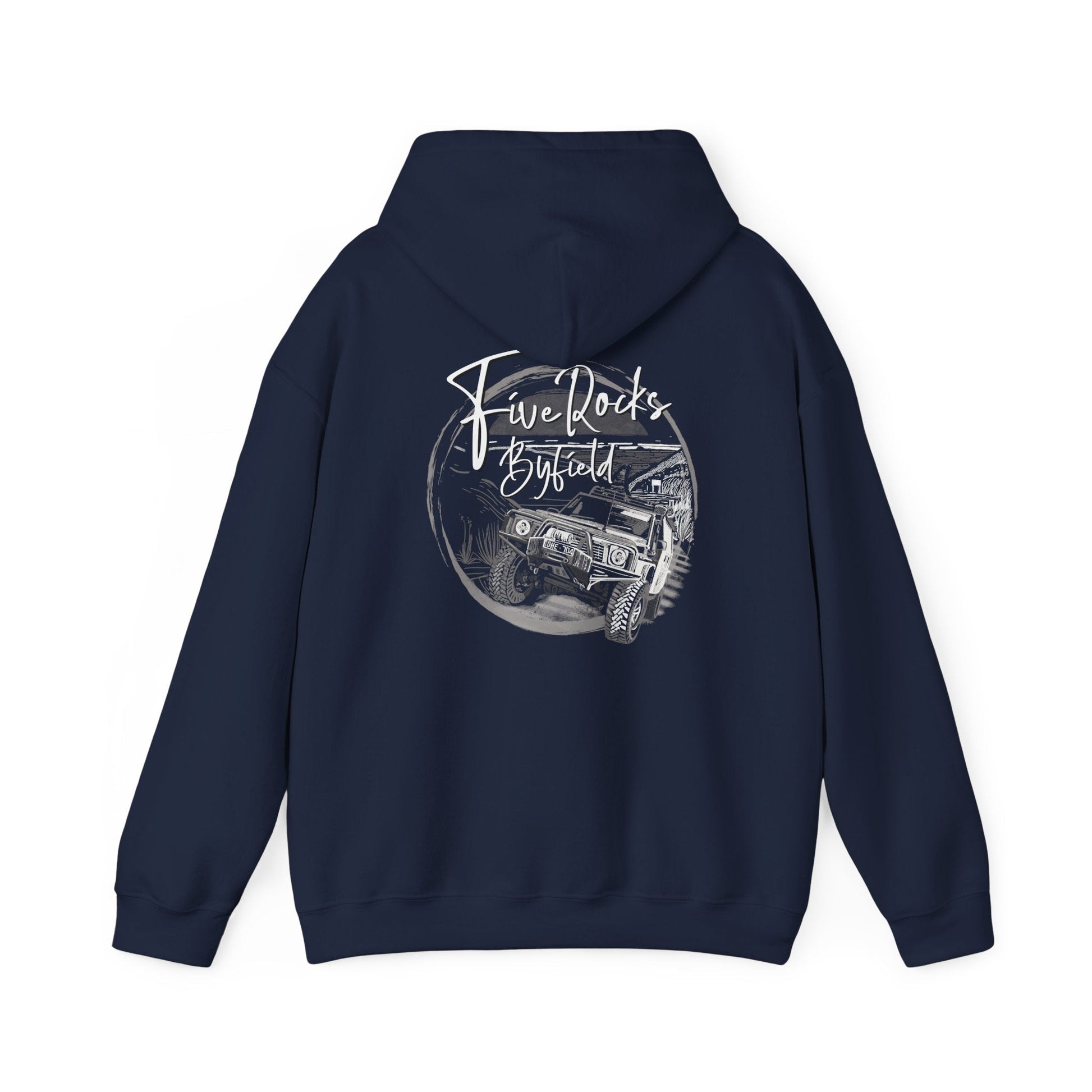 Five Rocks Byfield National Park - Hand - Drawn Design - Australian Souvenir Hoodie - Solei Designs