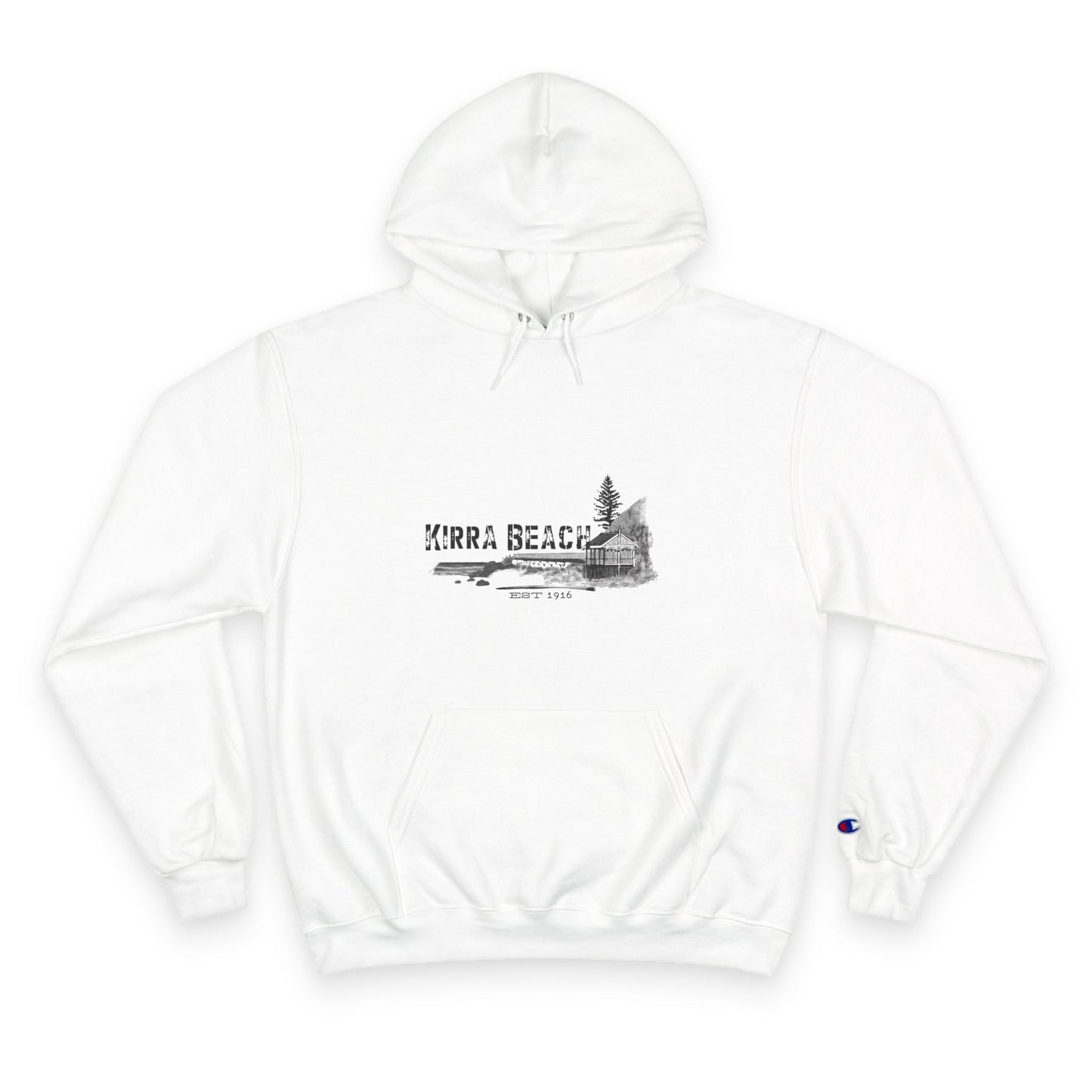 Kirra Beach Custom Design Champion Hoodie - Solei Designs