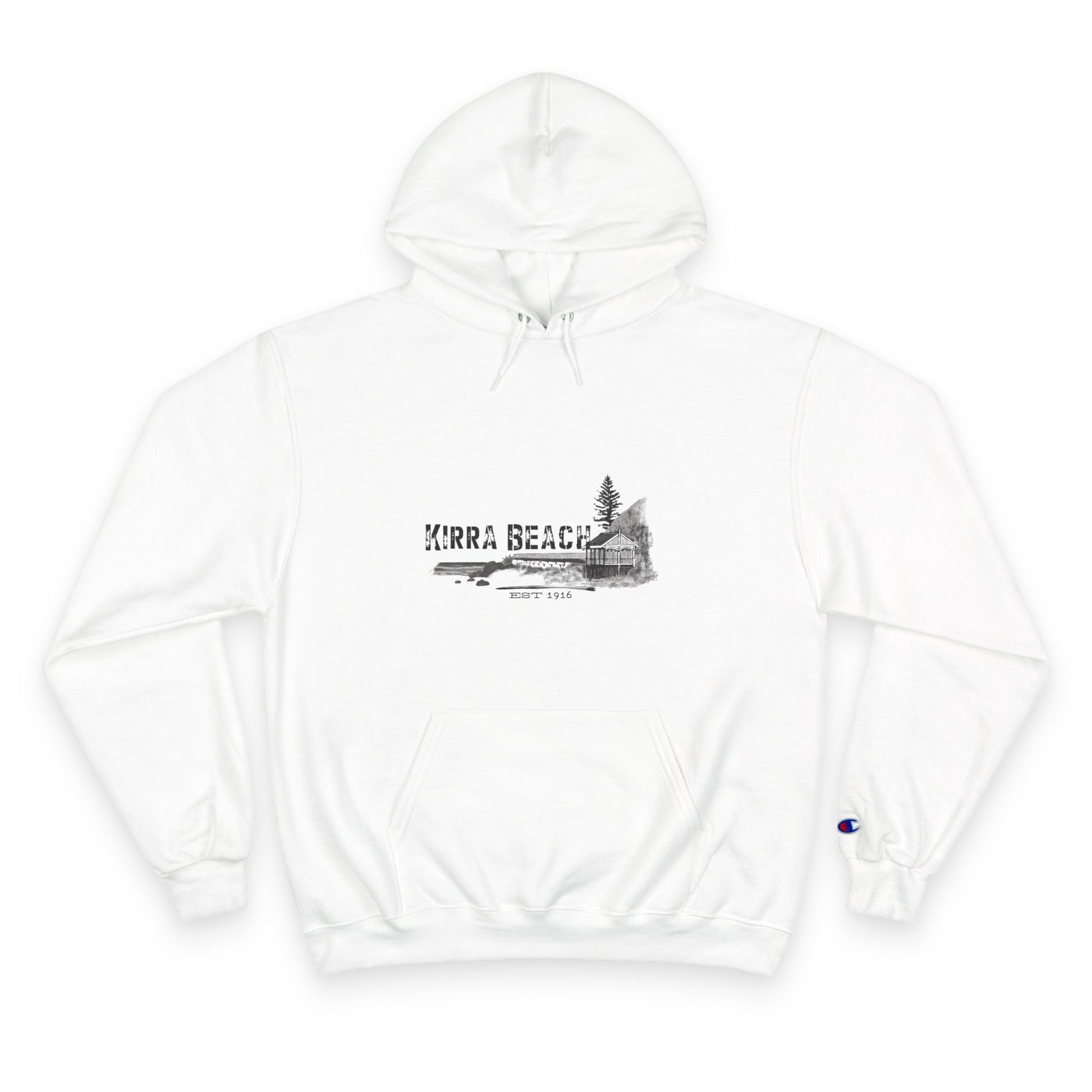 Kirra Beach Custom Design Champion Hoodie - Solei Designs