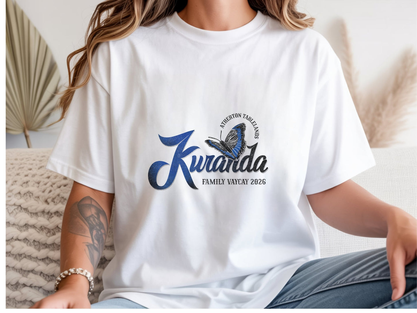 Kuranda Family Holiday Souvenir Tee - C1717 Custom Graphic Soft style T Shirt - Solei Designs