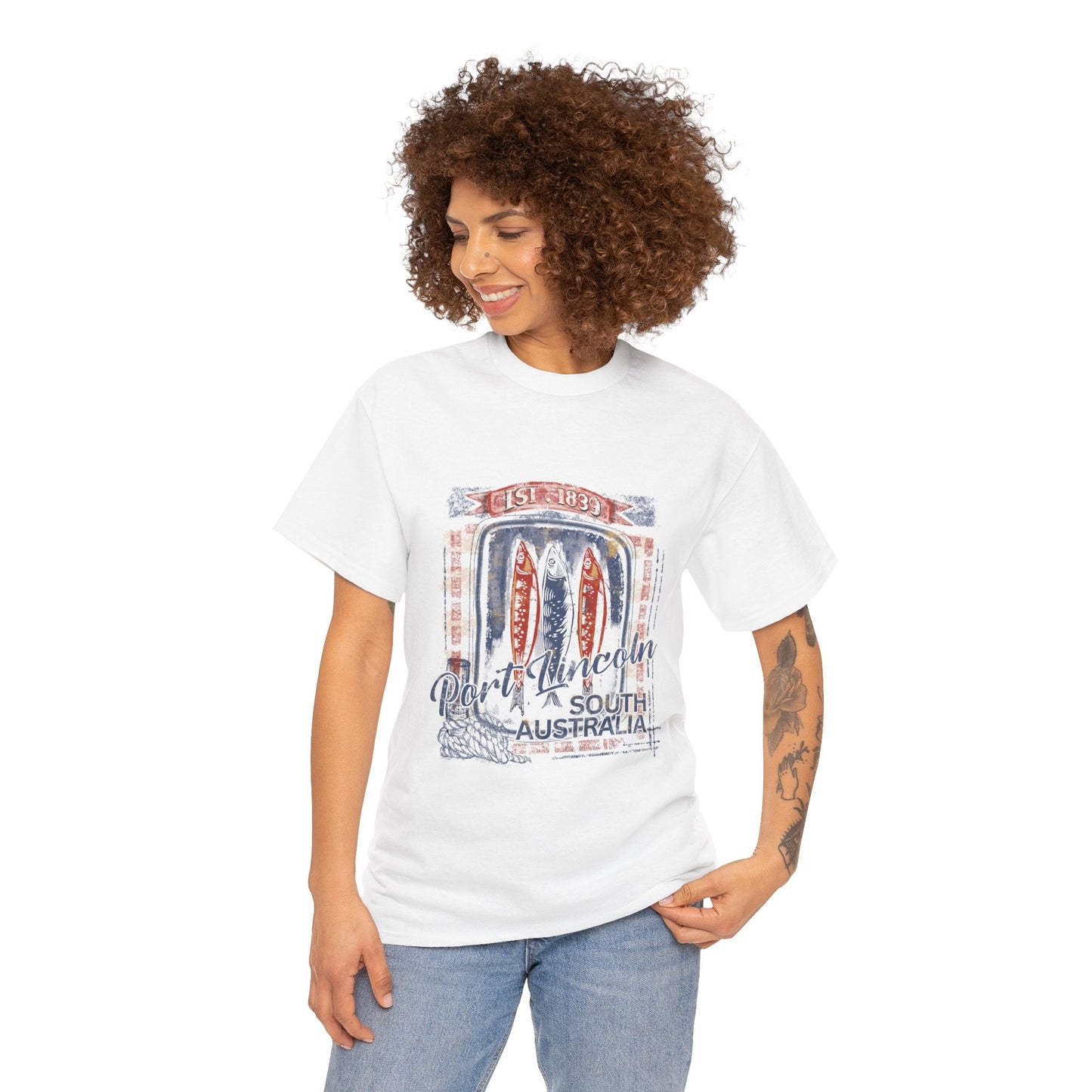 Port Lincoln hand drawn design - Australian souvenir t shirt - Solei Designs