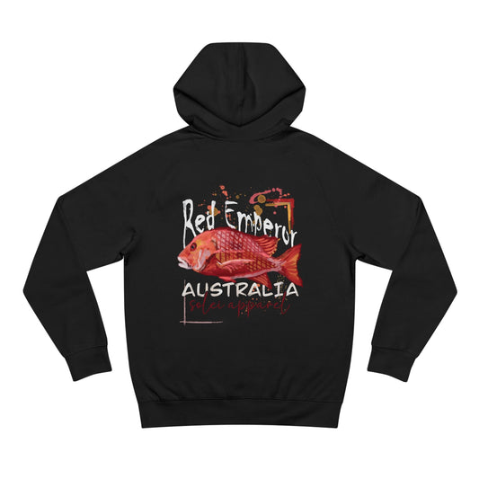 Red Emperor Fish Soft Comfy Hoodie - AS Color 5101 - 80% Cotton - Solei Designs