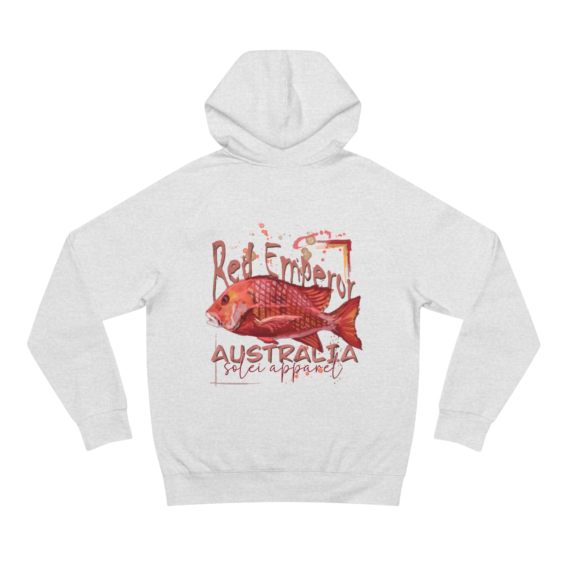Red Emperor Fish Soft Comfy Hoodie - AS Color 5101 - 80% Cotton - Solei Designs