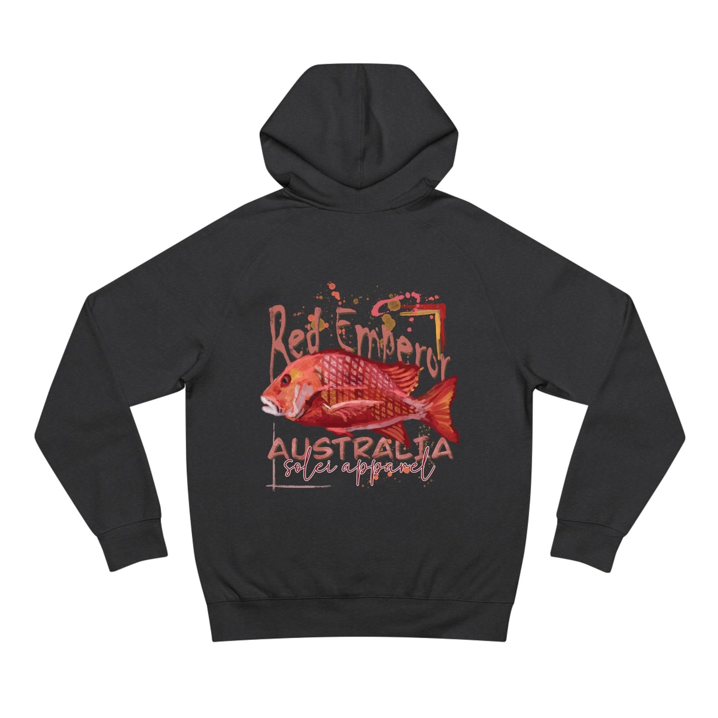 Red Emperor Fish Soft Comfy Hoodie - AS Color 5101 - 80% Cotton - Solei Designs