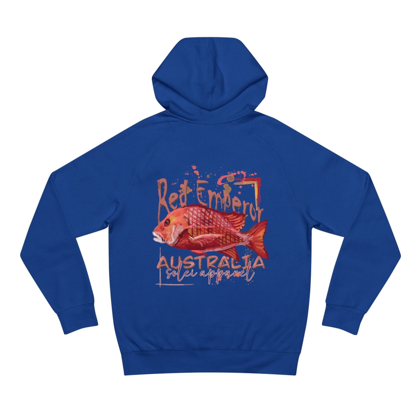 Red Emperor Fish Soft Comfy Hoodie - AS Color 5101 - 80% Cotton - Solei Designs