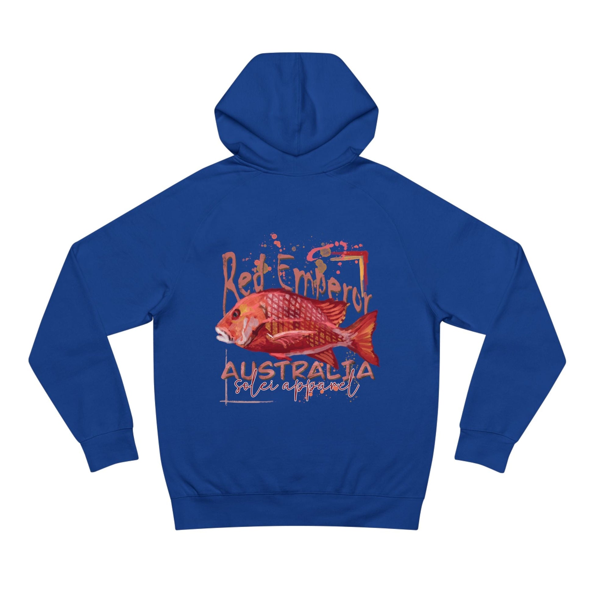 Red Emperor Fish Soft Comfy Hoodie - AS Color 5101 - 80% Cotton - Solei Designs