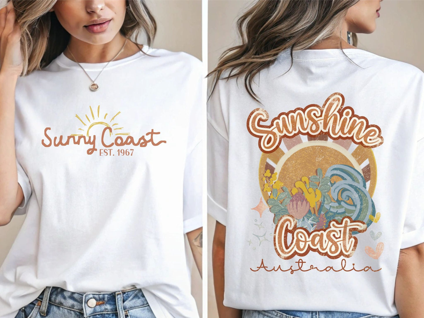 Sunshine Coast Queensland - Australian custom souvenir design - Solei Designs