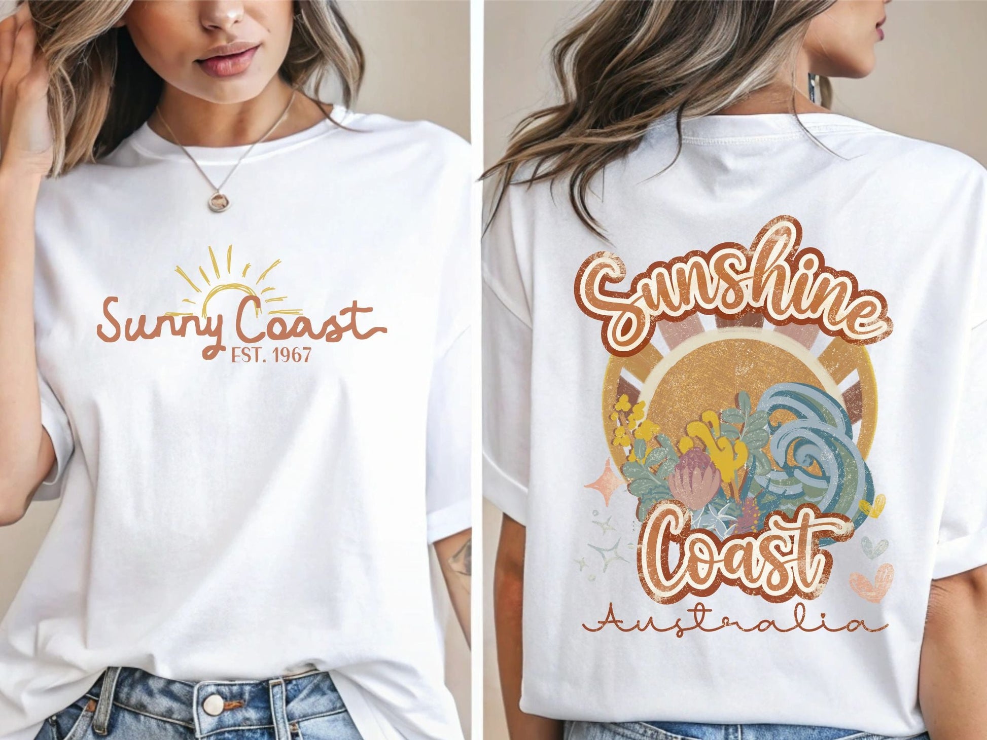 Sunshine Coast Queensland - Australian custom souvenir design - Solei Designs