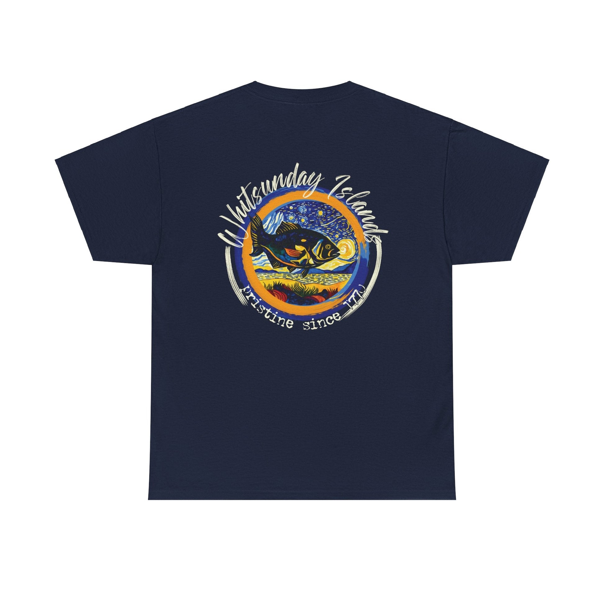 Whitsunday Van Gogh Style custom designed Australian souvenir t shirt - Solei Designs